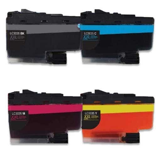 Brother LC3035 Ultra High-Yield Compatible Ink Cartridge 4-Pack Carrotink.com